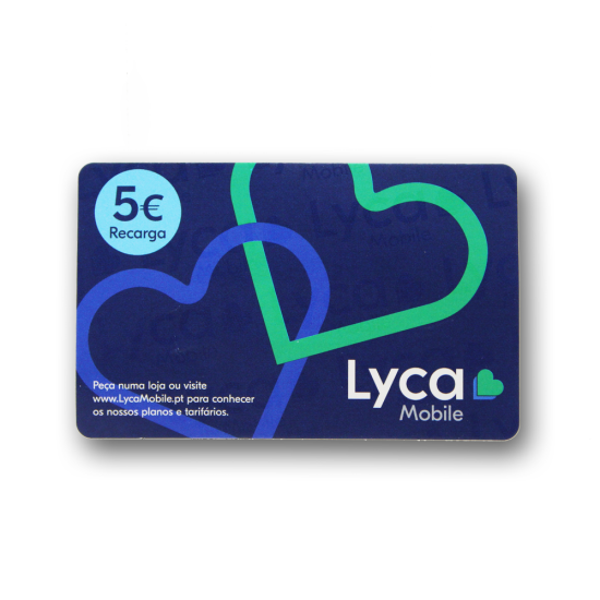 LYCA MOBILE RECHARGE €5